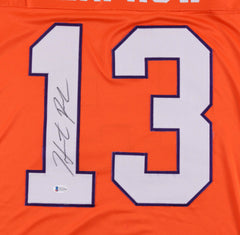 Hunter Renfrow Signed Clemson Tigers Jersey (Beckett COA) Raiders Wide Receiver