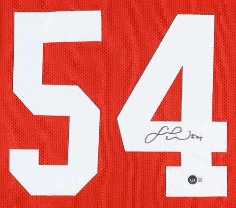 Fred Warner Signed San Francisco 49ers 35"x43" Framed Jersey (Beckett) All Pro