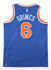 Quentin Grimes Signed New York Knicks Jersey (JSA COA) 2021 1st Round Pk /Guard