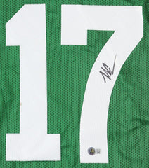 Malachi Corley Signed New York Jets Jersey (Beckett) N.Y. 2024 3rd Round Pick WR