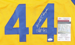 Clifford Ray Signed Golden State Warriors Jersey Inscribed World Champs/ JSA COA