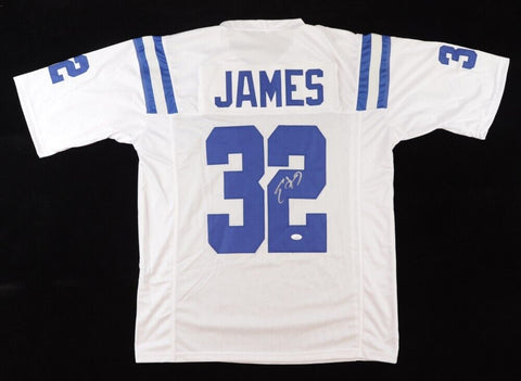 Edgerrin James Signed Indianapolis Colts Jersey (JSA COA) 4xPro Bowl R.B.