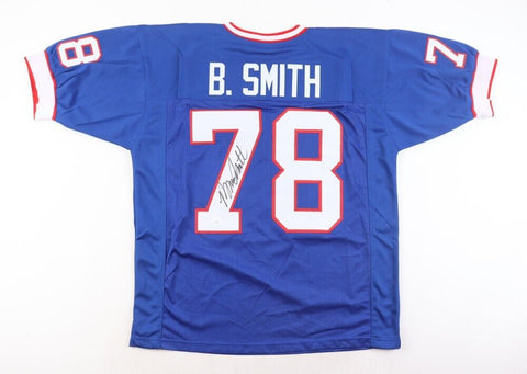 Bruce Smith Signed Buffalo Bills Jersey (JSA COA) NFL All Time Sack Leader w/200