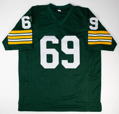 Hornung, Robinson, Grabowski & Anderson Signed Green Bay Packers Jersey /JSA COA
