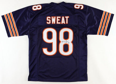 Montez Sweat Signed Chicago Bears Blue Jersey (JSA) 2019 1st Rd Pick Linebacker