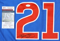 Sammy Sosa Signed Chicago Cubs Jersey (JSA COA) 600 HR Club/ 1998 Home Run Race