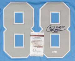 Charlie Sanders “HOF 07” Signed Detroit Lions Jersey (JSA COA) 7xPro Bowl T.E.