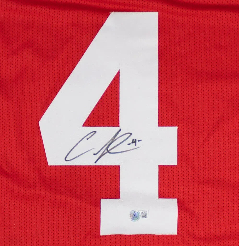 Curtis Samuel Signed Ohio State Buckeyes Jersey (Beckett) Buffalo Wide Receiver