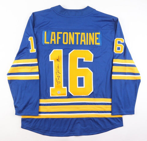 Pat LaFontaine Signed Buffalo Sabres Captain's Jersey (A.J. Sportsworld COA)