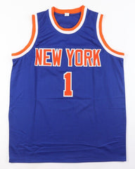 Amar'e Stoudemire Signed New York Knicks Jersey (Beckett) 6xAll Star Center