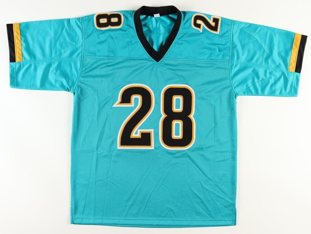 Fred Taylor Signed Jaguars Jersey (Beckett) Jacksonville All Pro R.B. 1998–2008