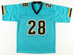 Fred Taylor Signed Jaguars Jersey (Beckett) Jacksonville All Pro R.B. 1998–2008