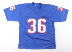 Lawyer Milloy Signed New England Patriots Jersey (Beckett) 4xTime Pro Bowl D.B.
