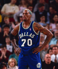 Dennis Rodman Signed NBA Wilson Basketball (Beckett) Pistons, Spurs, Bulls, Mavs