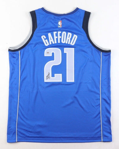 Daniel Gafford Signed Dallas Mavericks Nike Jersey (PSA) 2019 Draft Pick/Forward