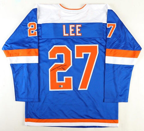 Anders Lee Signed New York Islanders Throwback Jersey (JSA COA) Left Wing