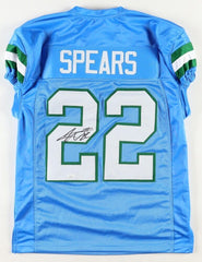 Tyjae Spears Signed Tulane Green Wave Jersey (JSA COA) Tennessee Titans RB