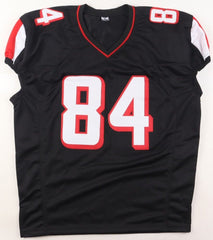 Roddy White Signed Atlanta Falcons Pro Cut Jersey (Beckett) 4xPro Bowl Receiver