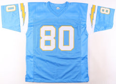 Kellen Winslow Signed Chargers Jersey Inscribed "HOF 95" (Beckett) 5×Pro Bowl TE