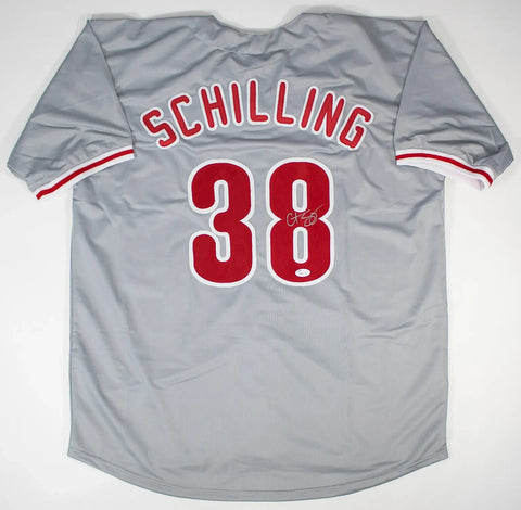 Curt Schilling Signed Philadelphia Phillies Jersey (JSA COA) World Series MVP