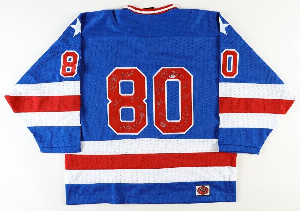 1980 Team USA Miracle on Ice Signed Jersey (Beckett) Autographed