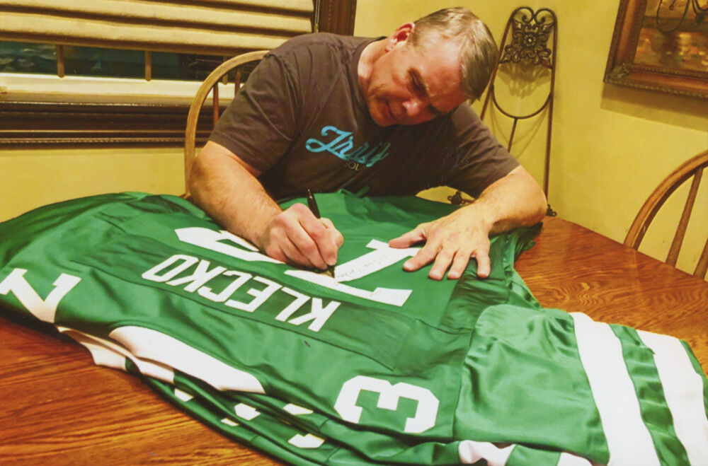 Joe Klecko Signed Jets Jersey (JSA COA) New York All Pro Defensive End 1977–1987