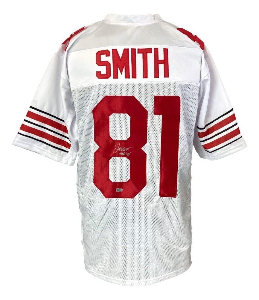 Jackie Smith Signed St Louis Cardinals Jersey Inscribed HOF '94 Sports Integrity