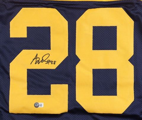 A.J. Dillon Signed Green Bay Packers Throwback Jersey (Beckett)