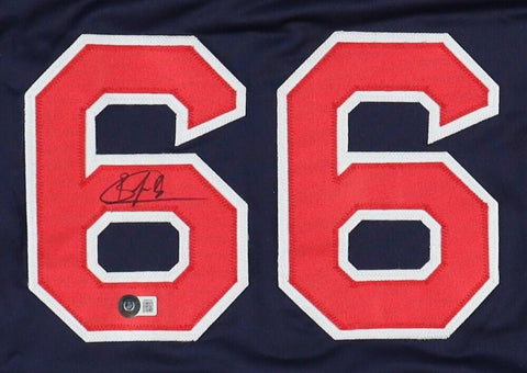 Brayan Bello Signed Boston Red Sox Black Jersey (Beckett) Top Pitching Prospect