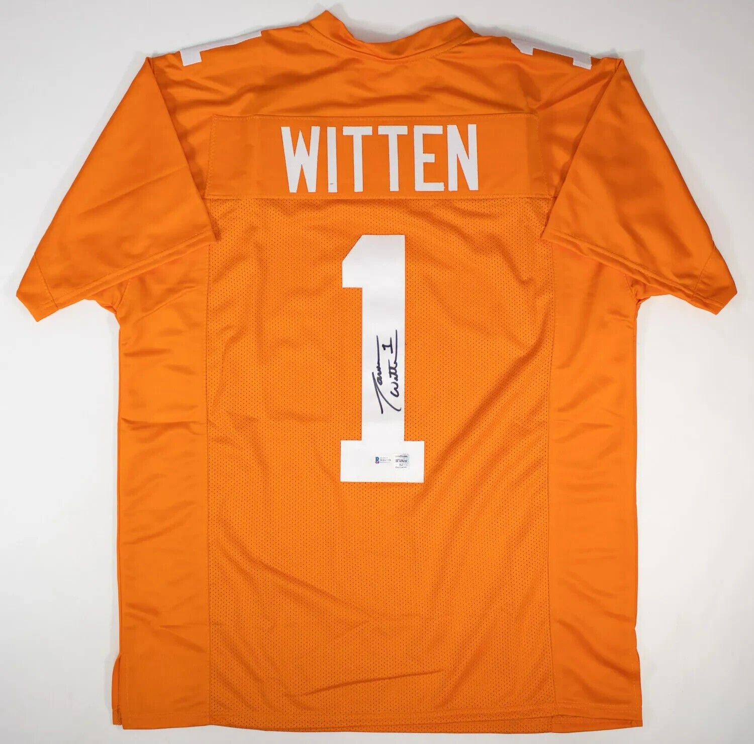 Jason Witten Signed Tennessee Volunteers Jersey (Beckett COA) Cowboys Tight End