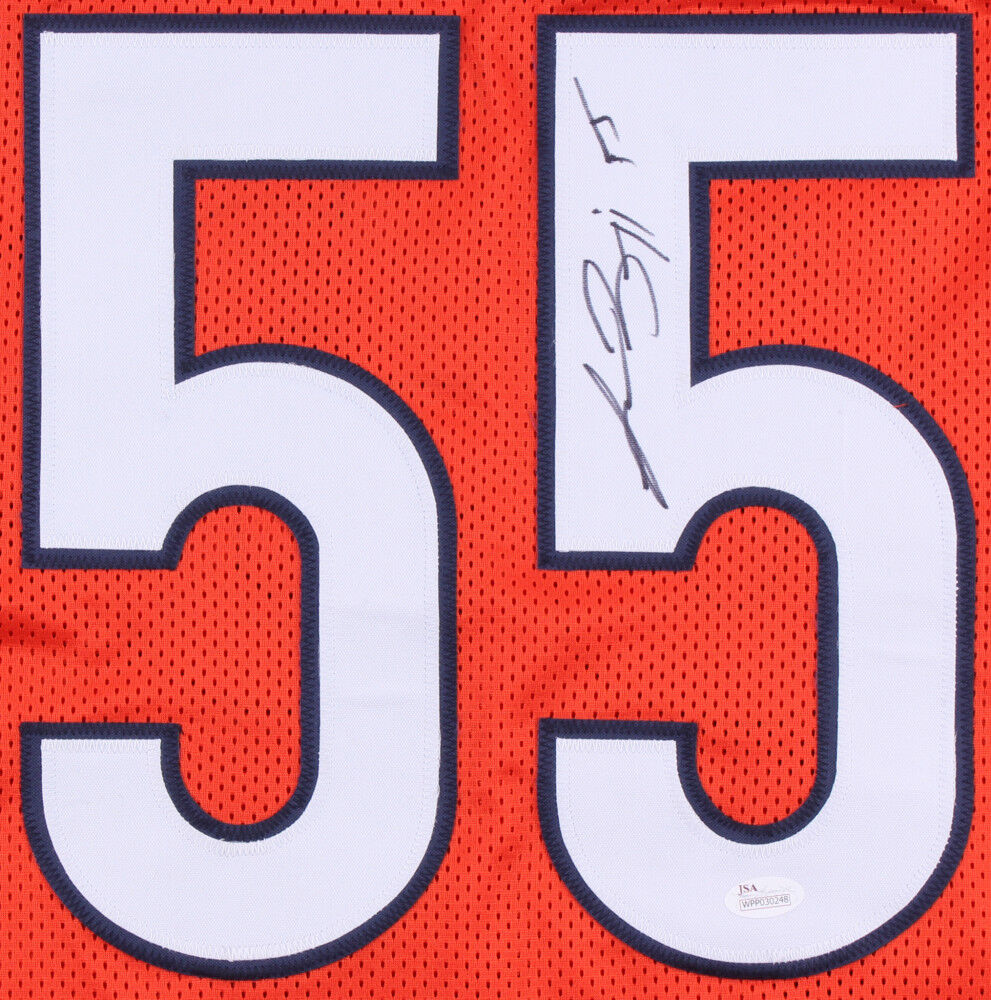 Lance Briggs Signed Chicago Bears Jersey (JSA COA) 7×Pro Bowl (2005–2011) L.B