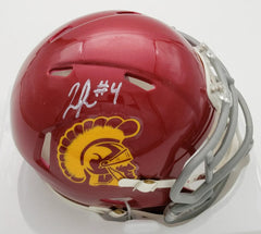 Jo'Quavious "Woody" Marks Signed USC Trojans Mini Helmet (Beckett) 2024 Sr. R.B.