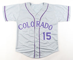 Jordan Pacheco Colorado Rockies Signed Jersey (JSA COA) Infielder / Catcher