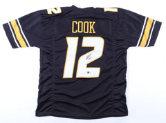 Brady Cook Signed Missouri Tigers Jersey (Beckett) 2024 Mizzou Starting Q.B