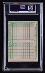 Bob Hope Signed Golf Score Card / Cut Authentic Signature (PSA Encapsulated)
