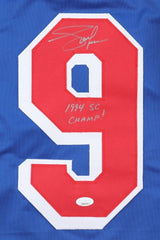 Adam Graves Signed New York Rangers Jersey (JSA COA) 1994 Stanley Cup Champion