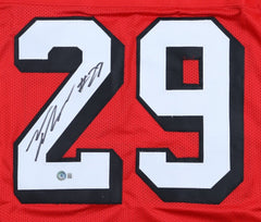 Talanoa Hufanga Signed 49ers Jersey (Beckett) San Francisco Defensive Back / USC