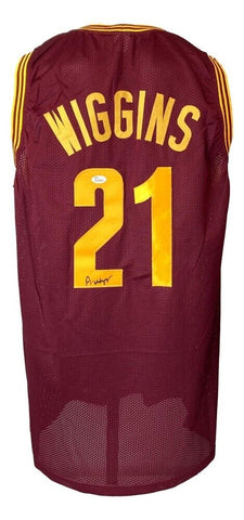 Andrew Wiggins Signed Cleveland Cavaliers Jersey (JSA) 2014 #1 Overall Draft Pck