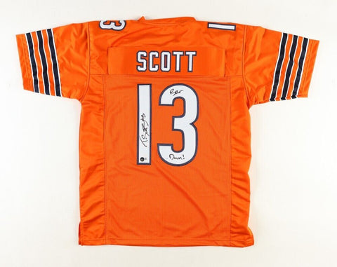 Tyler Scott Signed Bears Jersey (Beckett) Chicago's 2023 4th Rd Draft Pick / WR