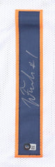 Justin Fields Signed Chicago Bears Jersey (Beckett) Ex Ohio State Buckeyes QB