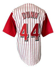 Adam Dunn Signed Cincinnati Reds Jersey (Sports Integrity) 462 MLB Home Runs