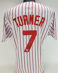 Trea Turner Signed Philidelphia Phillies City Connect Style Jersey (Beckett) S.S