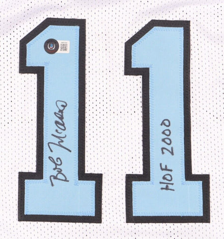 Bob McAdoo Signed Buffalo Braves White Home Jersey (Beckett) Hall of Fame 2000