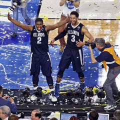 Josh Hart & Kris Jenkins Signed Villanova Wildcats 2016 NCAA Champion Basketball