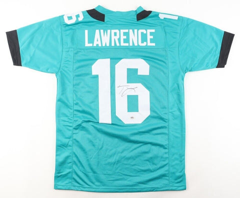 Trevor Lawrence Signed Jacksonville Jaguars Jersey (PSA) 2021 #1 Overall Pk / QB