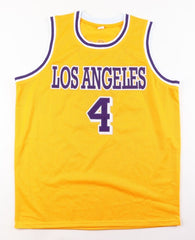 Byron Scott Signed Los Angeles Lakers Jersey "3xNBA Champ & Showtime" (Beckett)