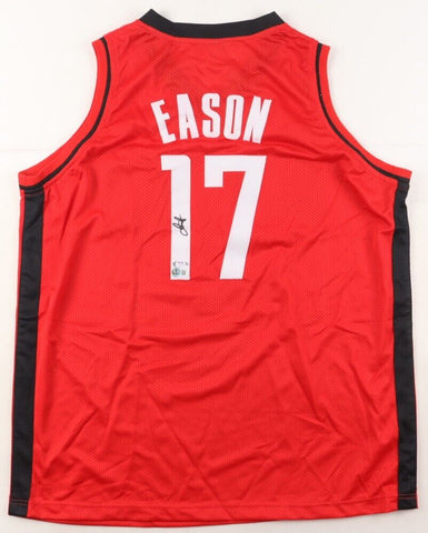 Tari Eason Signed Houston Rockets Jersey (Beckett) 2022 1st Round Draft Pick