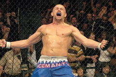 Chuck “The Iceman” Liddell Signed UFC Trunks (PSA COA) Light Heavyweight Champ