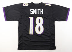 Roquan Smith Signed Baltimore Ravens Jersey (Beckett) 2018 1st Round Draft Pick