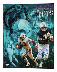 Larry Csonka & Jake Scott Signed Miami Dolphins 16x20 Photo (JSA COA) S.B. MVP's